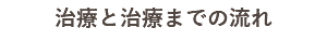 治療と治療までの流れ